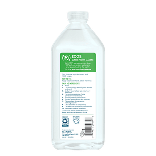 Lemongrass Hand Soap Refill Back