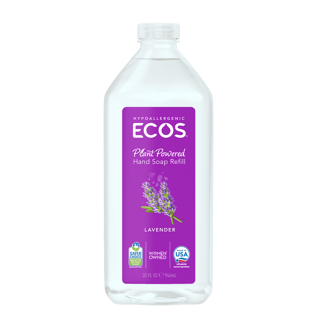 Lavendar Hand Soap Refill Front